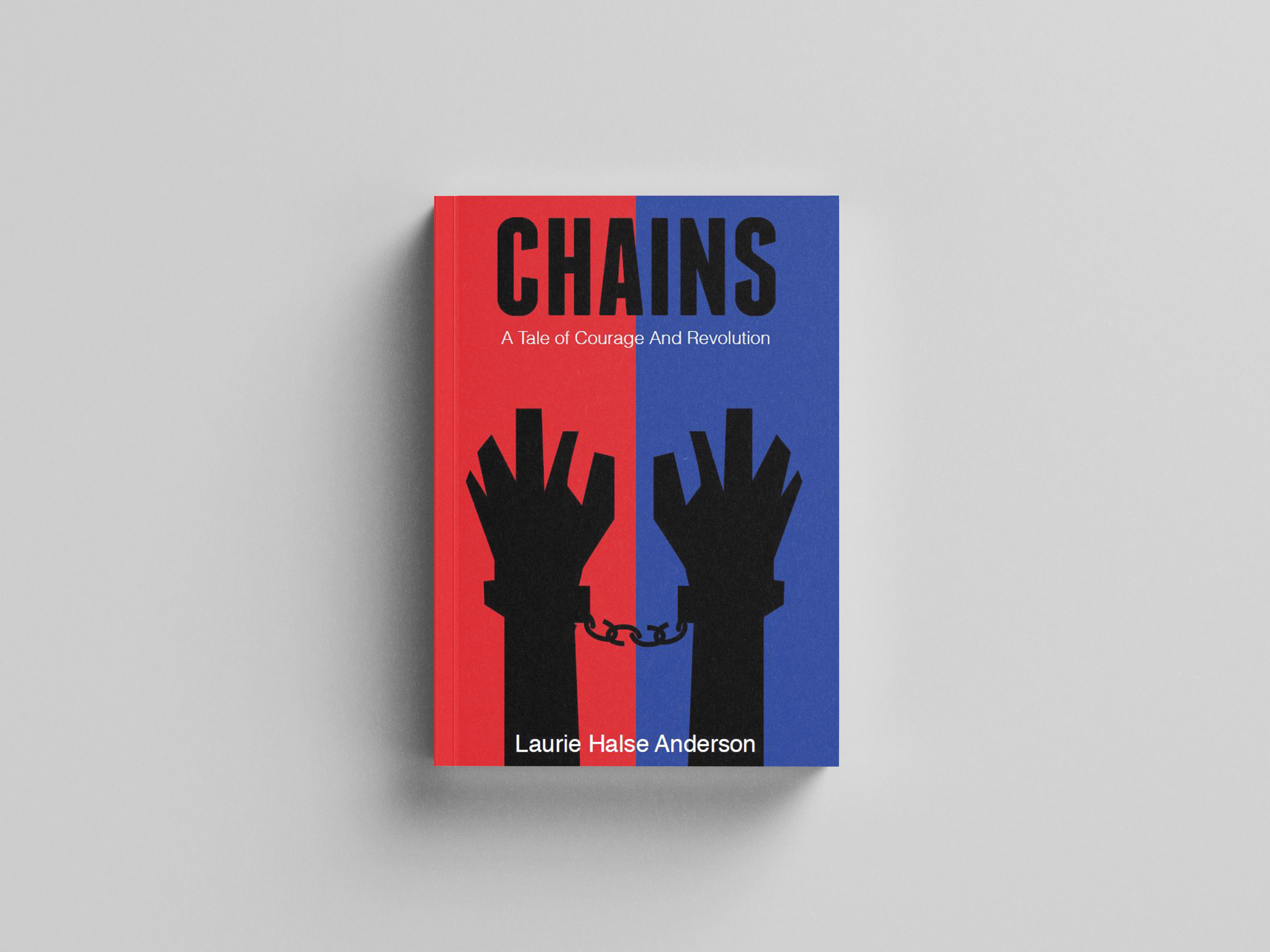 mockup of Chains book jacket